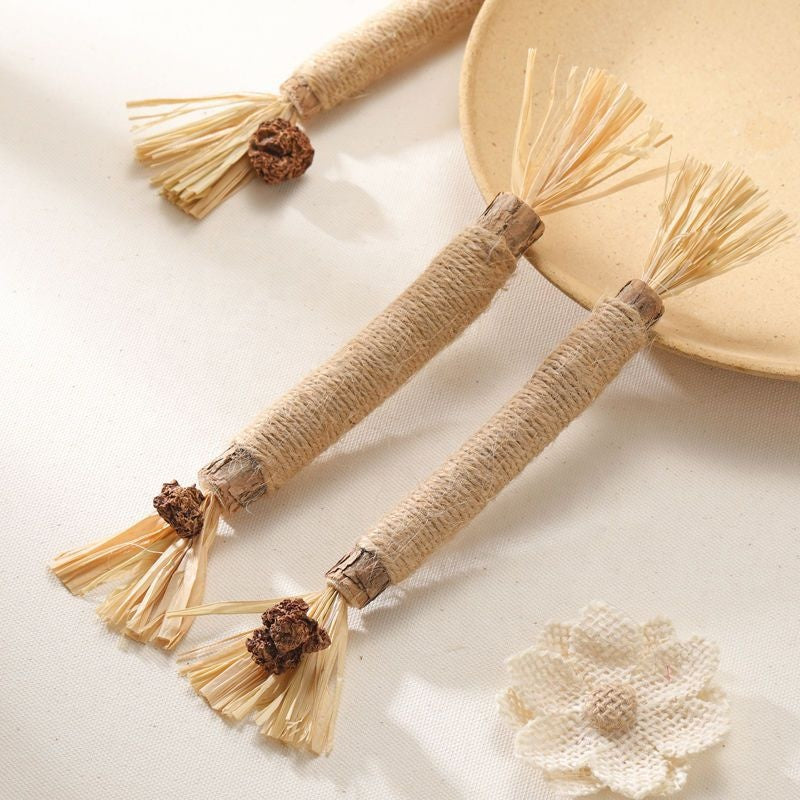 Super Large Cat Chew Wand with Catnip - عصا مضغ كبيرة للقطط مع النعناع البري